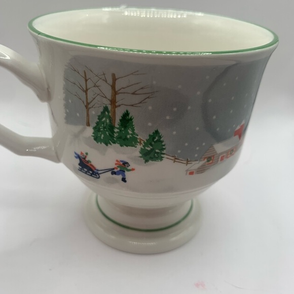 Sango Tea Cup VintageSilentNight
Green TrimLine Sledding,Skating Winter Scenes - Picture 2 of 7